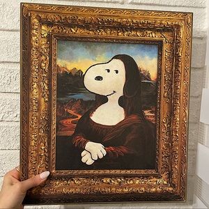 Snoopy Mona Lisa